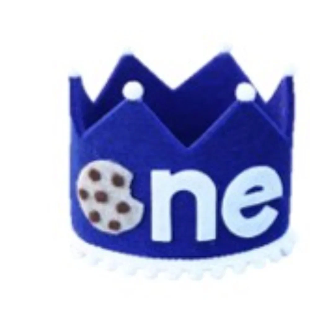 Cookie Monster Elmo Crown Smash Cake Birthday Milk Headband Sesame Street